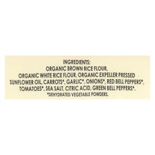 Load image into Gallery viewer, Edward And Sons Organic Vegetable Brown Rice Snaps - Case Of 12 - 3.5 Oz.