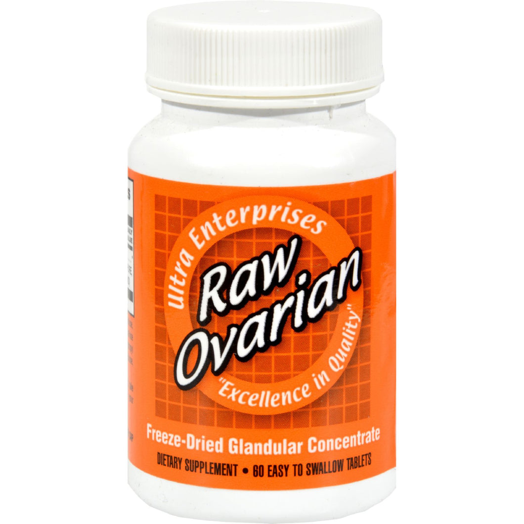 Ultra Glandulars Raw Ovarian - 200 Mg - 60 Tablets