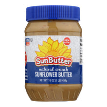 Load image into Gallery viewer, Sunbutter Sunflower Butter - Natural Crunch - Case Of 6 - 16 Oz.