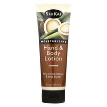 Load image into Gallery viewer, Shikai All Natural Hand And Body Lotion Coconut - 8 Fl Oz
