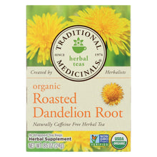 Load image into Gallery viewer, Traditional Medicinals Organic Roasted Dandelion Root Herbal Tea - 16 Tea Bags - Case Of 6