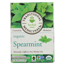 Load image into Gallery viewer, Traditional Medicinals Organic Spearmint Herbal Tea - 16 Tea Bags - Case Of 6