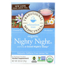 Load image into Gallery viewer, Traditional Medicinals Organic Nighty Night Herbal Tea - 16 Tea Bags - Case Of 6