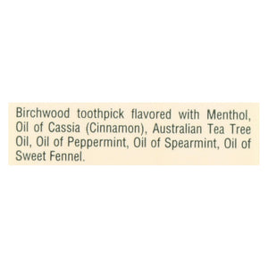 Tea Tree Therapy Toothpicks - 100 Toothpicks - Case Of 12