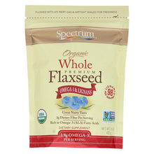 Load image into Gallery viewer, Spectrum Essentials Organic Whole Flaxseed - 15 Oz
