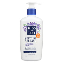 Load image into Gallery viewer, Kiss My Face Moisture Shave Lavender Shea - 11 Fl Oz