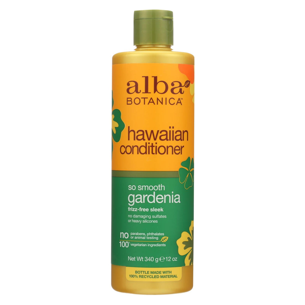 Alba Botanica - Hawaiian Hair Conditioner - Gardenia Hydrating - 12 Fl Oz