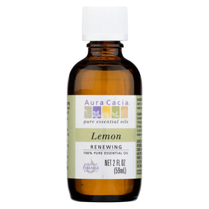 Aura Cacia - Essential Oil - Lemon - 2 Fl Oz