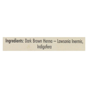 Rainbow Research Henna Hair Color And Conditioner Persian Dark Brown Sable - 4 Oz