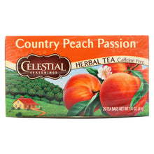 Load image into Gallery viewer, Celestial Seasonings Herbal Tea Caffeine Free Country Peach Passion - 20 Tea Bags - Case Of 6