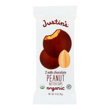 Load image into Gallery viewer, Justin&#39;s Nut Butter Organic Peanut Butter Cups - Milk Chocolate - Case Of 12 - 1.4 Oz.
