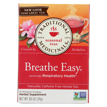 Load image into Gallery viewer, Traditional Medicinals Breathe Easy Herbal Tea - 16 Tea Bags - Case Of 6