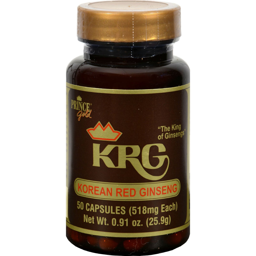 Prince Of Peace Korean Red Ginseng - 50 Capsules