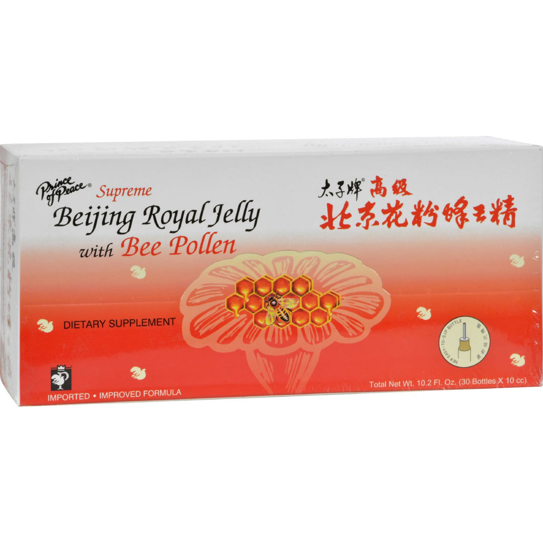 Prince Of Peace Supreme Beijing Royal Jelly With Bee Pollen - 30 Bottles