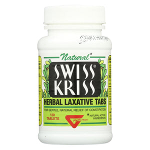 Modern Natural Products Swiss Kriss Herbal Laxative - 120 Tablets