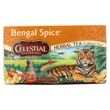Load image into Gallery viewer, Celestial Seasonings Herbal Tea Caffeine Free Bengal Spice - 20 Tea Bags - Case Of 6