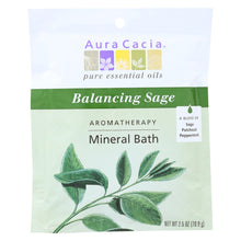Load image into Gallery viewer, Aura Cacia - Aromatherapy Mineral Bath Balancing Sage - 2.5 Oz - Case Of 6