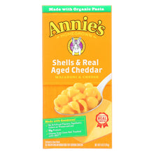 Load image into Gallery viewer, Annies Homegrown Macaroni And Cheese - Organic - Shells And Real Aged Cheddar - 6 Oz - Case Of 12