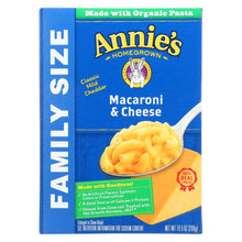 Load image into Gallery viewer, Annie&#39;s Homegrown Classic Family Size Macaroni And Cheese - Case Of 6 - 10.5 Oz.