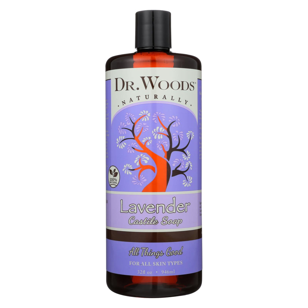 Dr. Woods Castile Soap Soothing Lavender - 32 Fl Oz