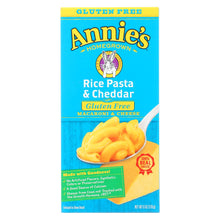Load image into Gallery viewer, Annie&#39;s Homegrown Gluten Free Rice Pasta And Cheddar Mac And Cheese - Case Of 12 - 6 Oz.
