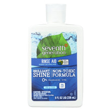 Load image into Gallery viewer, Seventh Generation Dish Rinse Aid - Free And Clear - 8 Oz - Case Of 9
