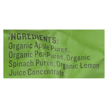 Load image into Gallery viewer, Peter Rabbit Organics Veggie Snacks - Pea Spinach And Apple - Case Of 10 - 4.4 Oz.