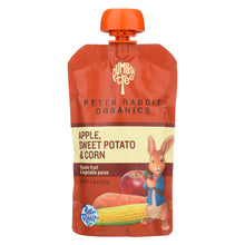 Load image into Gallery viewer, Peter Rabbit Organics Veggie Snacks - Sweet Potato Corn And Apple - Case Of 10 - 4.4 Oz.