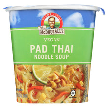 Load image into Gallery viewer, Dr. Mcdougall&#39;s Vegan Pad Thai Noodle Soup Big Cup - Case Of 6 - 2 Oz.