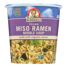 Load image into Gallery viewer, Dr. Mcdougall&#39;s Vegan Miso Ramen Soup Big Cup With Noodles - Case Of 6 - 1.9 Oz.