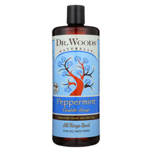 Load image into Gallery viewer, Dr. Woods Shea Vision Pure Castile Soap Peppermint With Organic Shea Butter - 32 Fl Oz