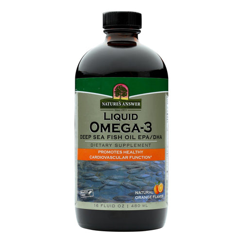 Nature's Answer - Liquid Omega-3 Fish Oil - 16 Fl Oz