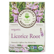 Load image into Gallery viewer, Traditional Medicinals Organic Licorice Root Herbal Tea - 16 Tea Bags - Case Of 6