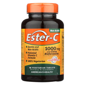 American Health - Ester-c With Citrus Bioflavonoids - 1000 Mg - 90 Vegetarian Tablets