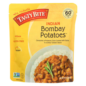 Tasty Bite Entree - Indian Cuisine - Bombay Potatoes - 10 Oz - Case Of 6