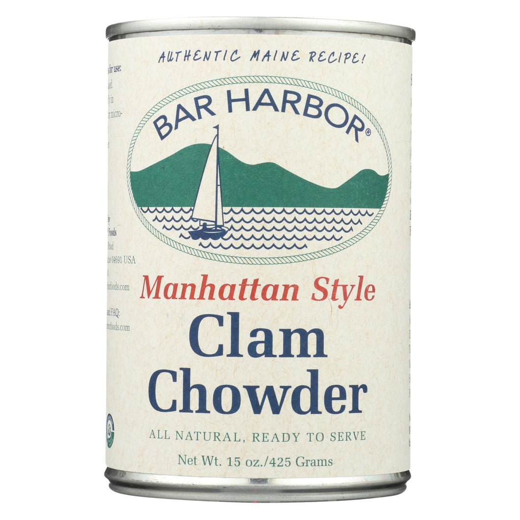 Bar Harbor - Manhattan Clam Chowder Soup - Case Of 6 - 15 Oz.