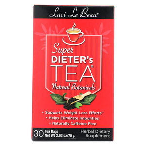 Laci Le Beau Super Dieter's Tea All Natural Botanicals - 30 Tea Bags