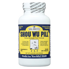 Load image into Gallery viewer, Dr. Shen&#39;s Shou Wu Youthful Hair Pill - 700 Mg - 200 Tablets
