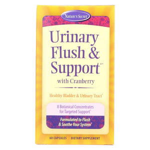 Nature's Secret Urinary Cleans And Flush With Cranberry Extract - 60 Capsules