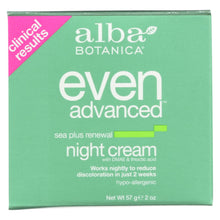 Load image into Gallery viewer, Alba Botanica - Natural Even Advanced Sea Plus Renewal Night Cream - 2 Oz