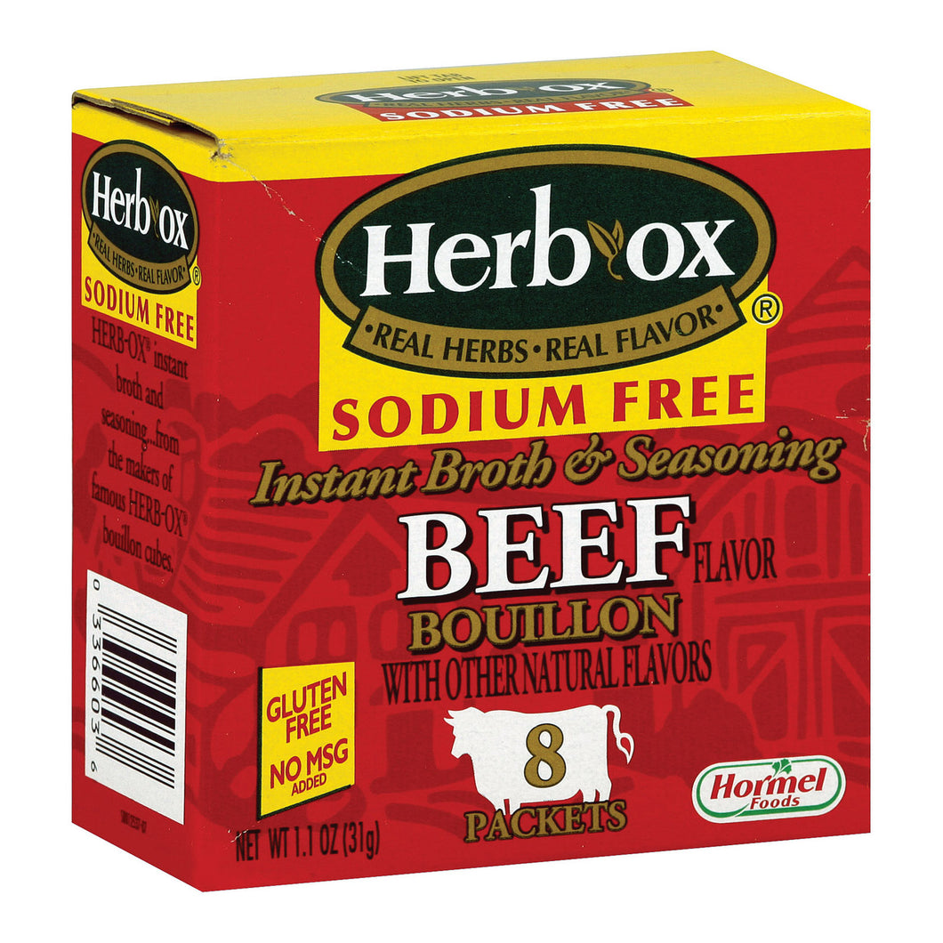 Herb-ox Boullion - Beef - Low Sodium - Case Of 12 - 8 Count