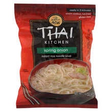 Load image into Gallery viewer, Thai Kitchen Instant Rice Noodle Soup - Spring Onion - Mild - 1.6 Oz - Case Of 6