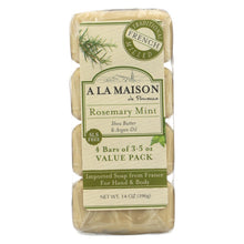 Load image into Gallery viewer, A La Maison - Bar Soap - Rosemary Mint - Value 4 Pack