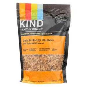 Kind Healthy Grains Oats And Honey Clusters With Toasted Coconut - 11 Oz - Case Of 6