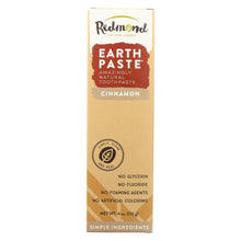 Load image into Gallery viewer, Redmond Trading Company Earthpaste Natural Toothpaste Cinnamon - 4 Oz