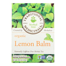 Load image into Gallery viewer, Traditional Medicinals Organic Herbal Tea - Lemon Balm Lemon Bal Og2 - Case Of 6 - 16 Bags