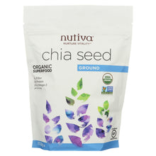 Load image into Gallery viewer, Nutiva Organic Milled Chia Seeds - 14 Oz