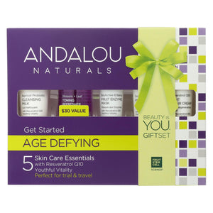 Andalou Naturals Get Started Age Defying - 5 Piece Kit
