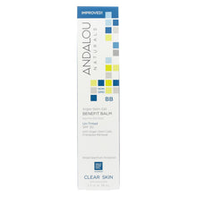 Load image into Gallery viewer, Andalou Naturals Clarifying Oil Control Beauty Balm Un-tinted With Spf30 - 2 Fl Oz