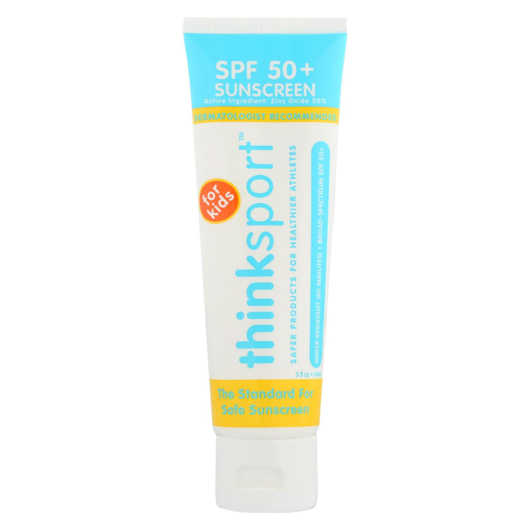 Thinksport Sunscreen - Safe - Kids - Spf 50 Plus - 3 Oz